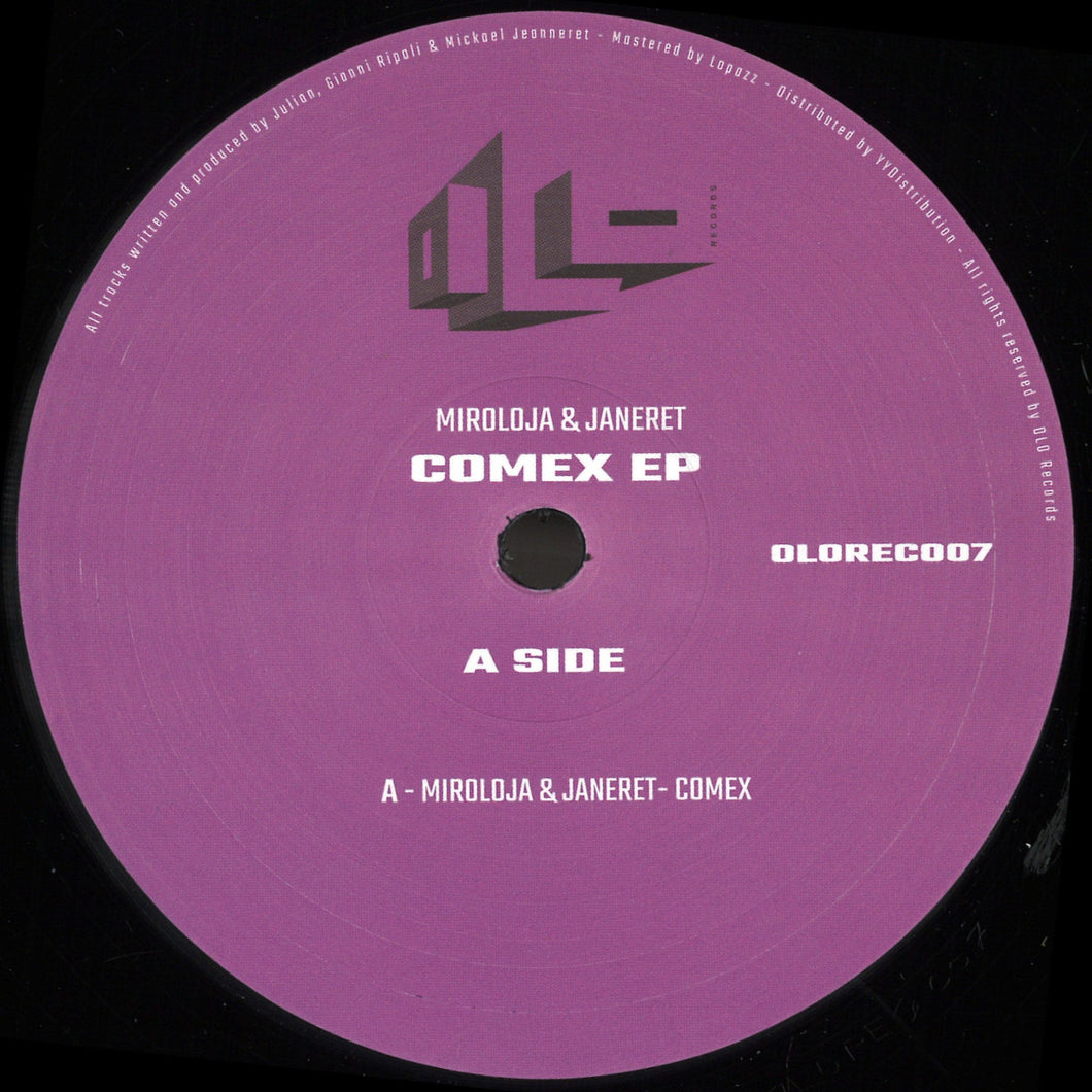 JANERET, MIROLOJA - COMEX EP - (OLOREC007)