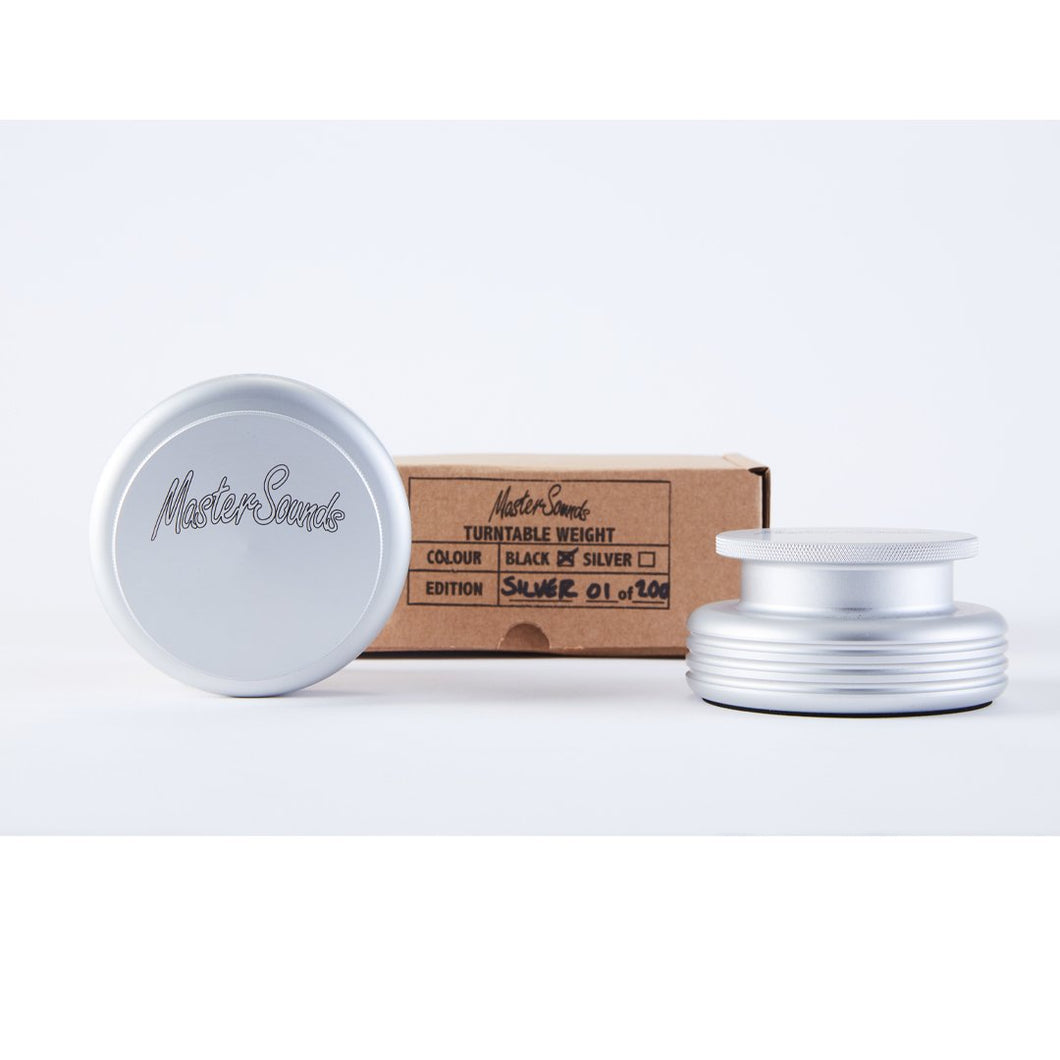 MASTERSOUNDS - TURNTABLE WEIGHTS (SILVER) PAIR