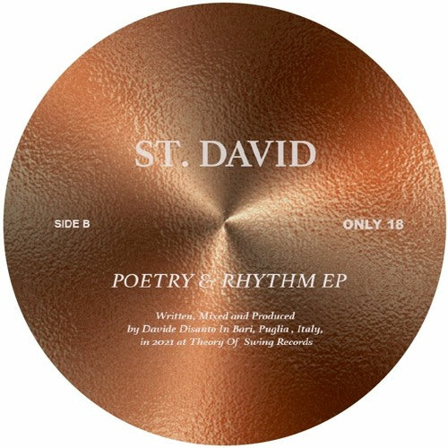 ST. DAVID - POETRY & RHYTHM EP - (ONLY18)
