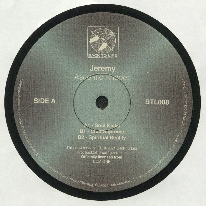 JEREMY - ASCENTIC RHODES - (BTL008)