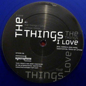 PHIL WEEKS &amp; JOSS MOOG - THE THINGS I LOVE (COM LEROSA REMIX) - (SYNCRO06)